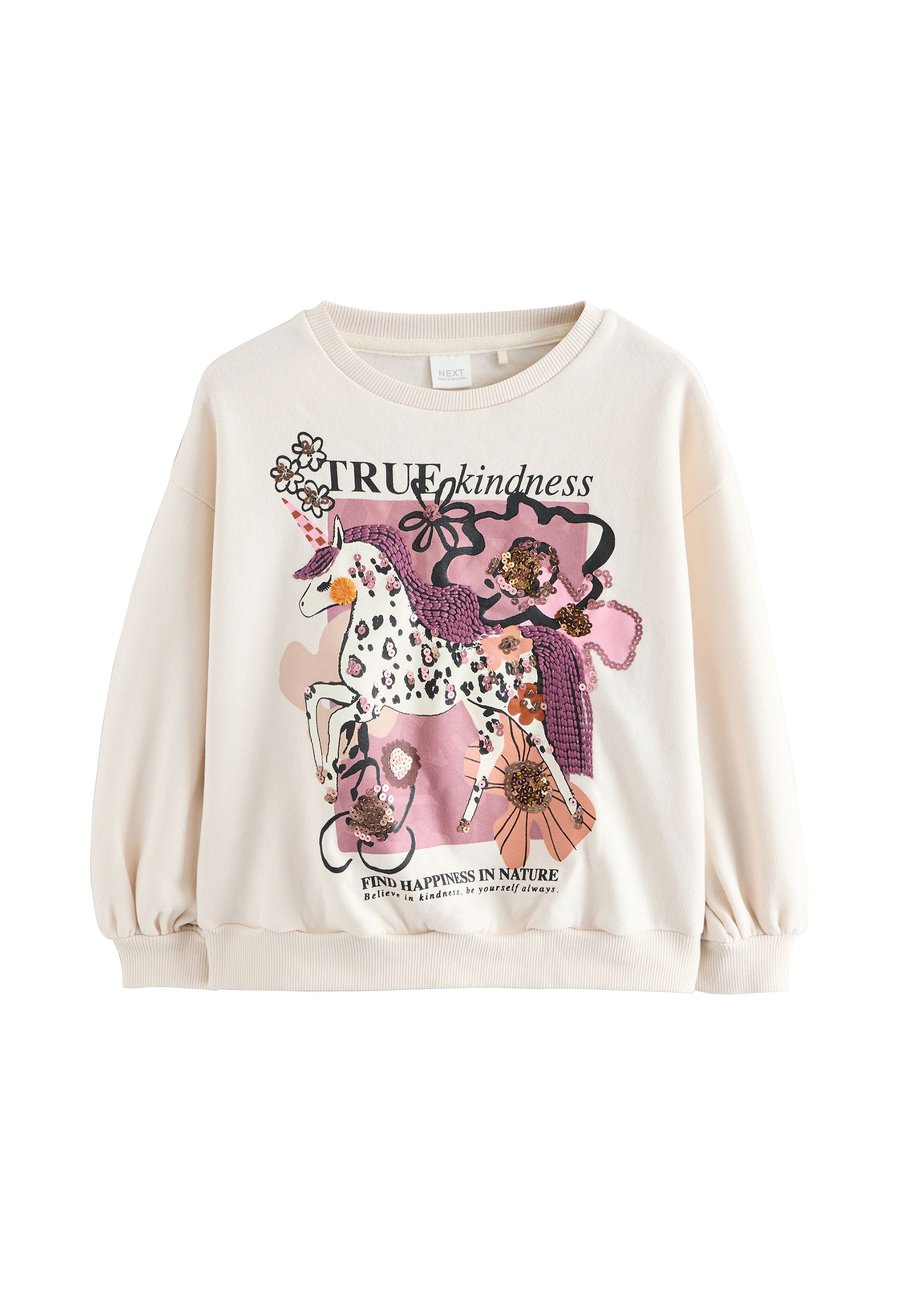 Толстовка Next Sweatshirt, Ecru/Pink Unicorn Applique/Beige
Толстовка Next Sweatshirt, Ecru/Pink Unicorn Applique/Beige