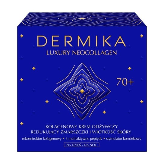 Питательный крем с коллагеном 70+ день и ночь, 50 мл Dermika Luxury Neocollagen
Питательный крем с коллагеном 70+ день и ночь, 50 мл Dermika Luxury Neocollagen