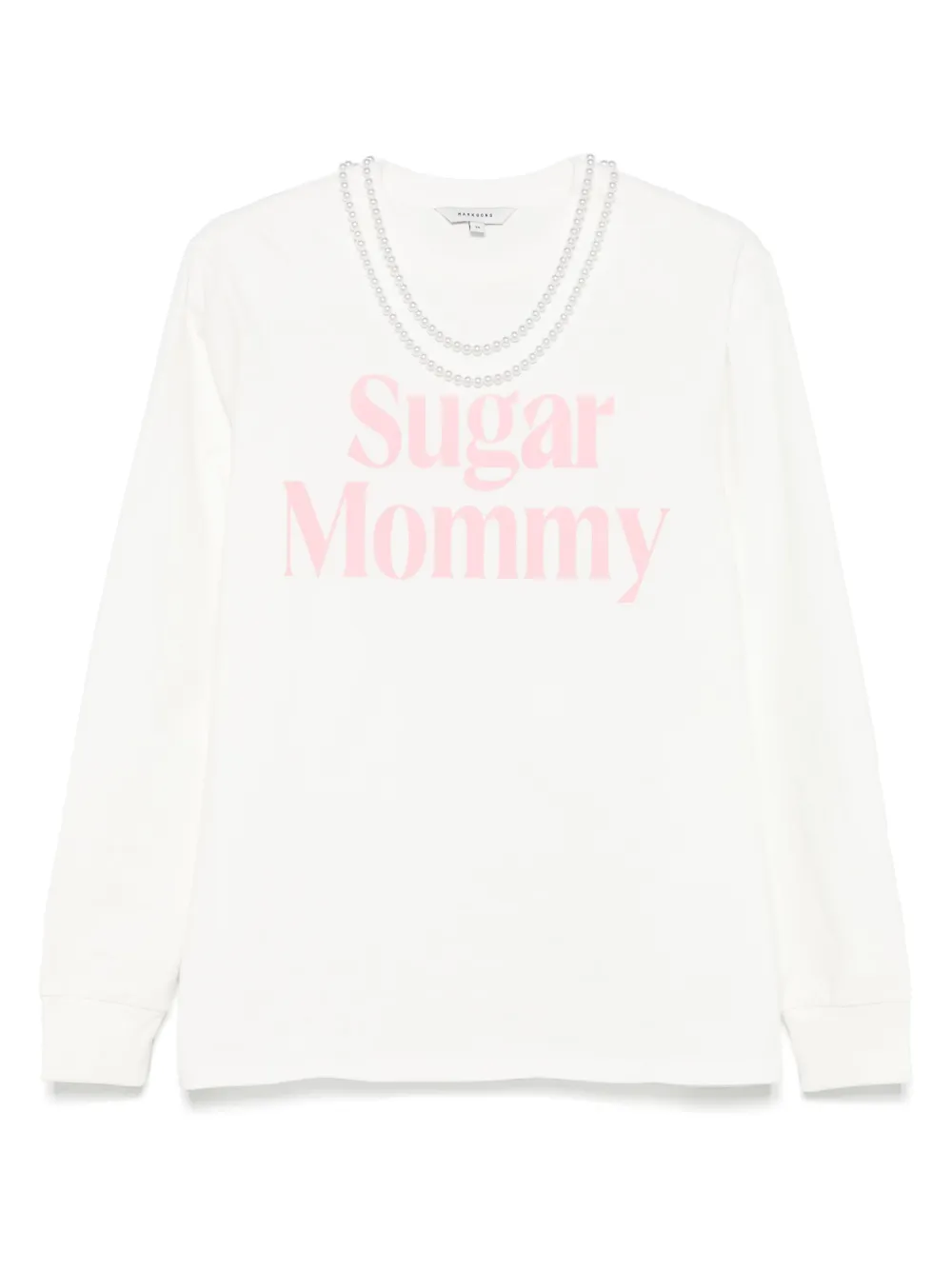 Хлопковая толстовка MARKGONG, белый 
Хлопковая толстовка MARKGONG, белый