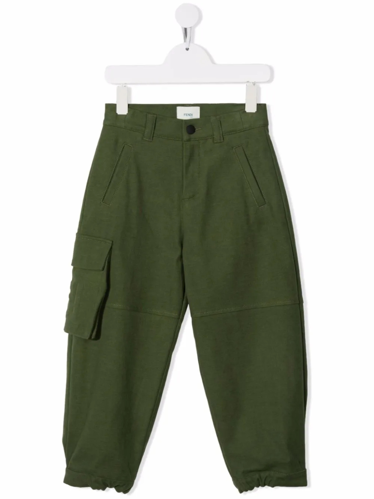 Брюки средней посадки Fendi Kids, зеленый
Брюки средней посадки Fendi Kids, зеленый
