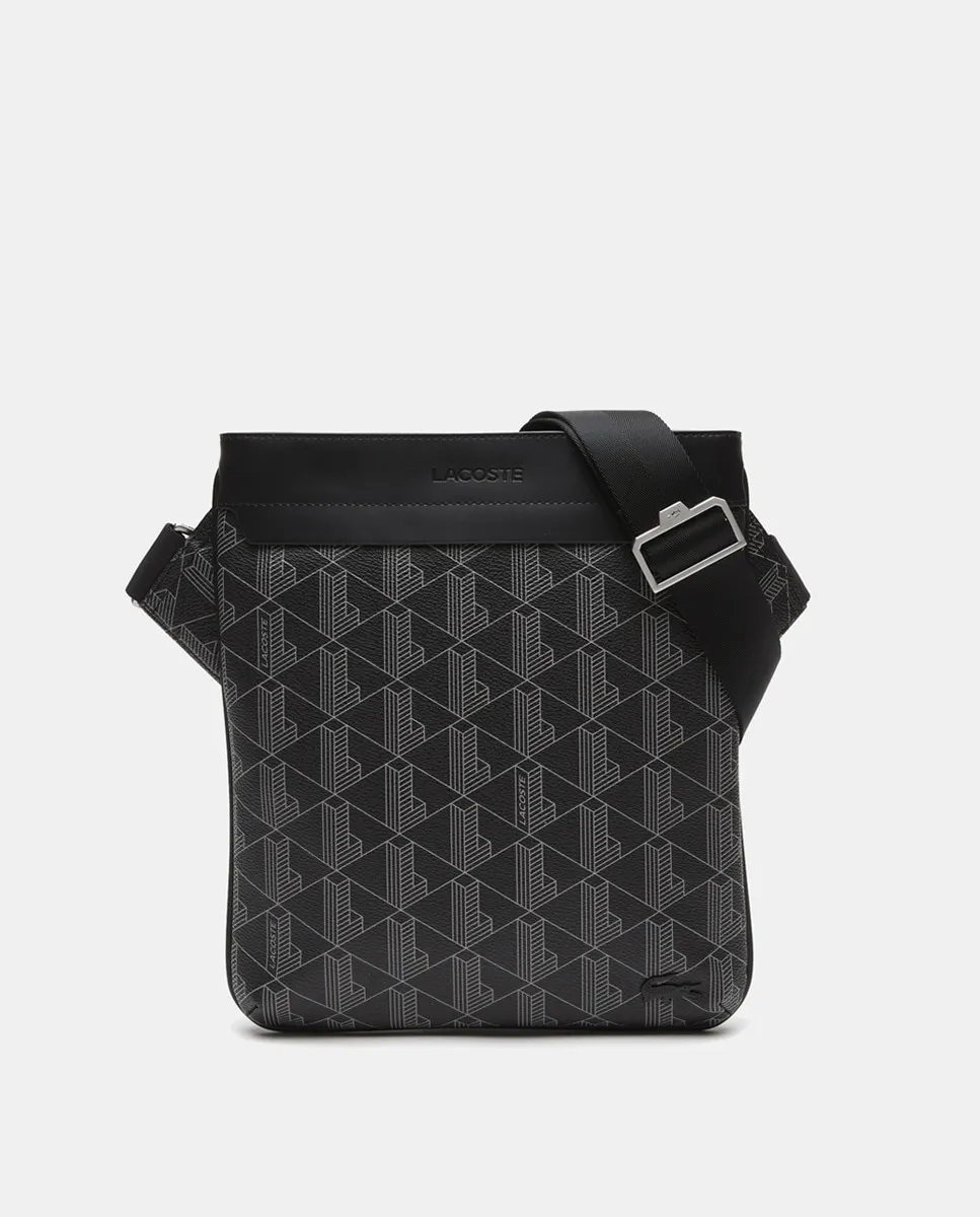 Сумка-бандо из переработанного материала черного цвета с монограммой Lacoste, черный
Сумка-бандо из переработанного материала черного цвета с монограммой Lacoste, черный