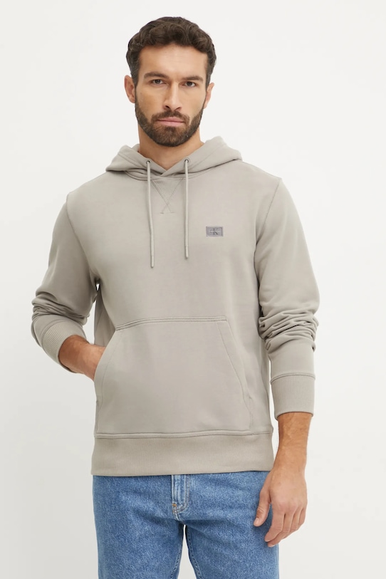 Хлопковая толстовка Calvin Klein Jeans, серый
Хлопковая толстовка Calvin Klein Jeans, серый