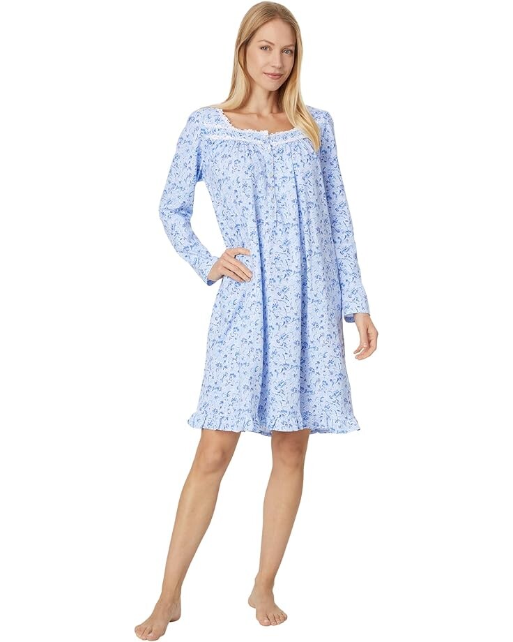 Платье Eileen West Long Sleeve Cotton Knit Short Gown, цвет Blue Ground Paisley
Платье Eileen West Long Sleeve Cotton Knit Short Gown, цвет Blue Ground Paisley
