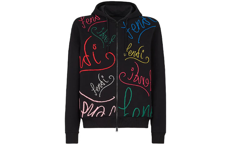 Подлинная худи FENDI с вышитым логотипом, черная, 2010-е
Подлинная худи FENDI с вышитым логотипом, черная, 2010-е