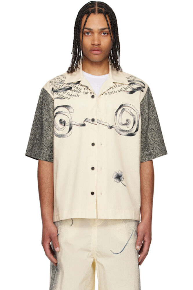 Бежевая рубашка для боулинга «The Multi-Tattoo» Jean Paul Gaultier
Бежевая рубашка для боулинга «The Multi-Tattoo» Jean Paul Gaultier