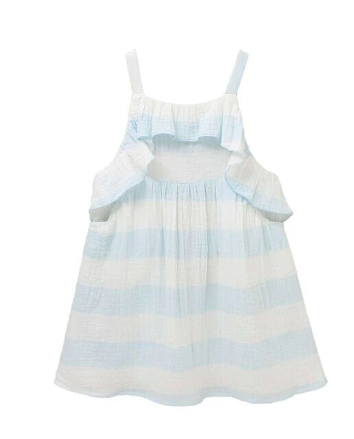 Платье для девочки из бамбука с полосатым принтом Dadati, светло-синий
Платье для девочки из бамбука с полосатым принтом Dadati, светло-синий