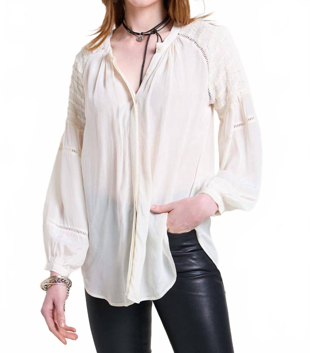 SCARLETT POPPIES Футболка с длинными рукавами "Prairie" белого цвета
SCARLETT POPPIES Футболка с длинными рукавами "Prairie" белого цвета