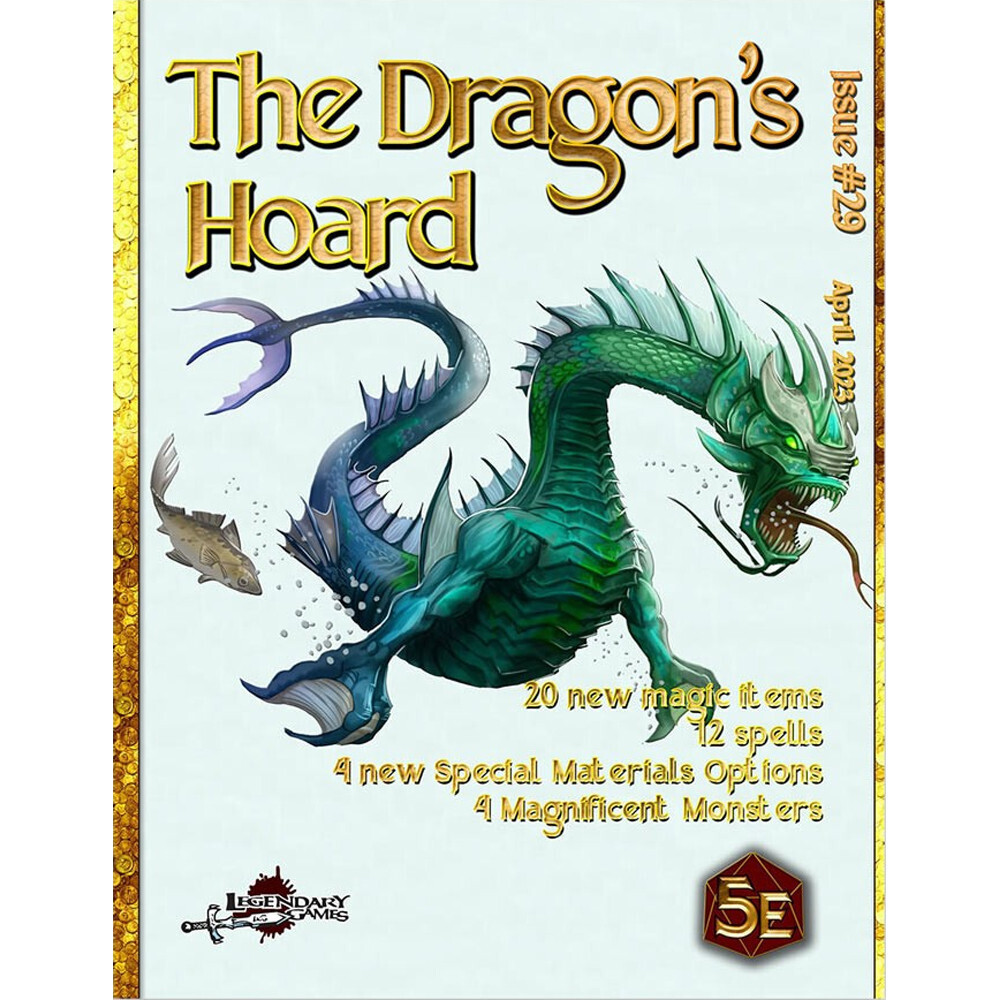 Ролевая игра Legendary Games The Dragon's Hoard #29 (D&D 5E Compatible)
Ролевая игра Legendary Games The Dragon's Hoard #29 (D&D 5E Compatible)