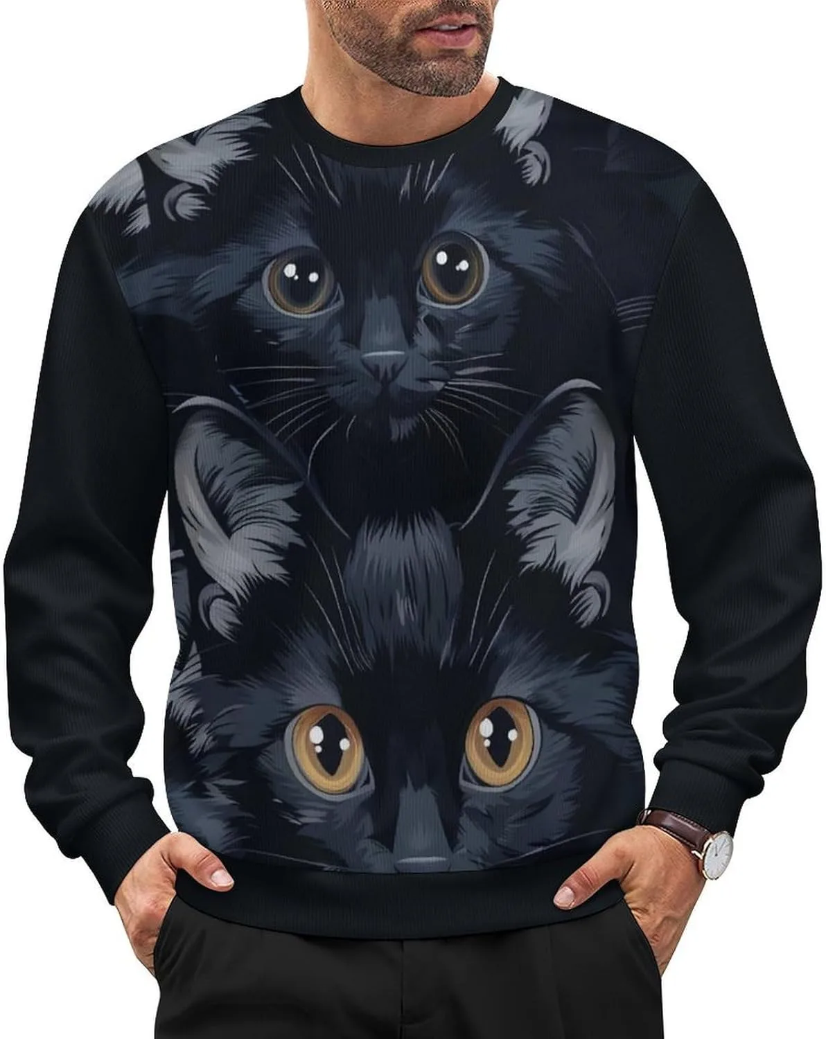 Мужской оверсайз свитер с принтом животные HLSDFRES
Мужской оверсайз свитер с принтом животные HLSDFRES