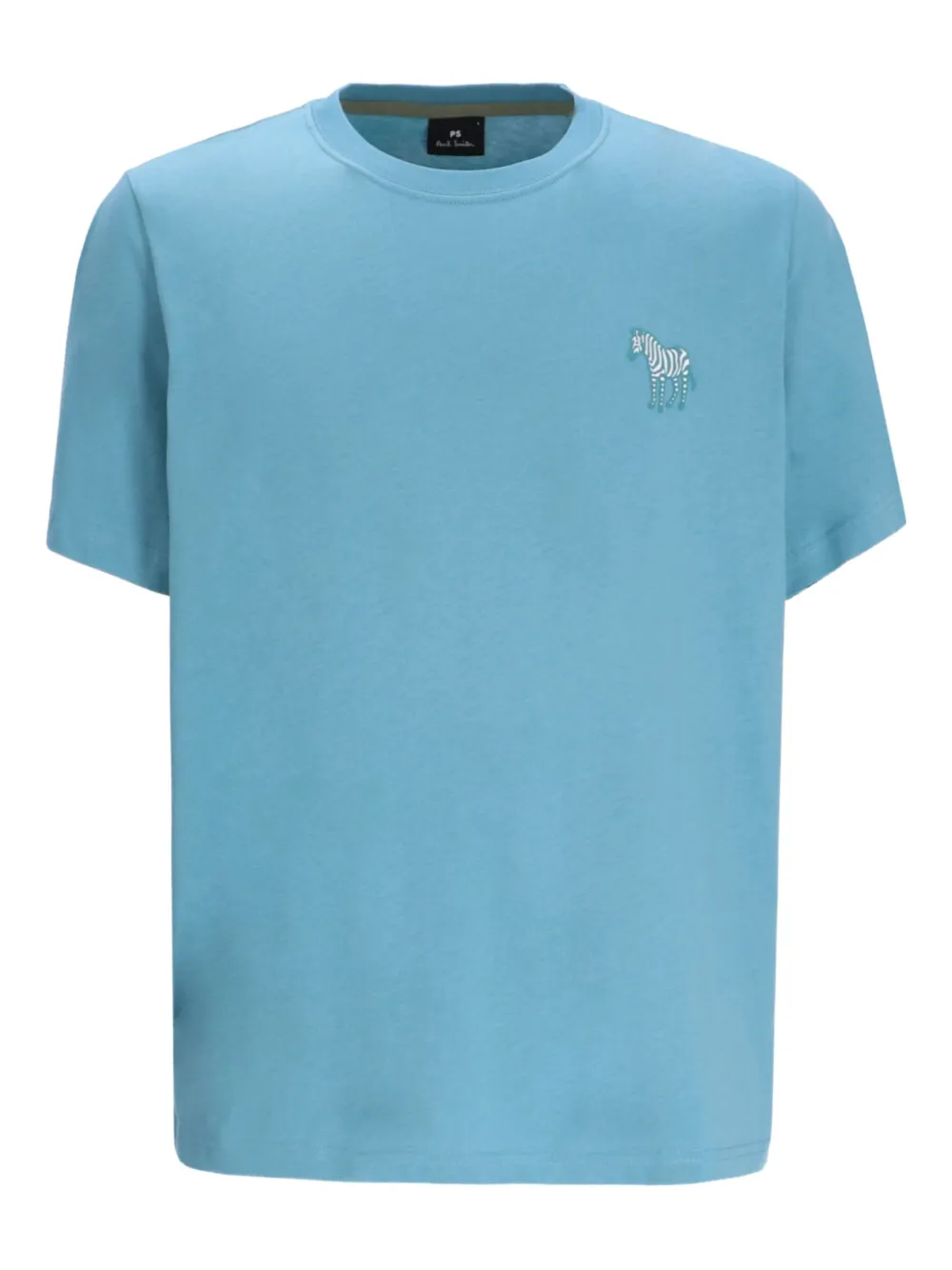 Футболка с зебровым принтом Paul Smith, синий 
Футболка с зебровым принтом Paul Smith, синий