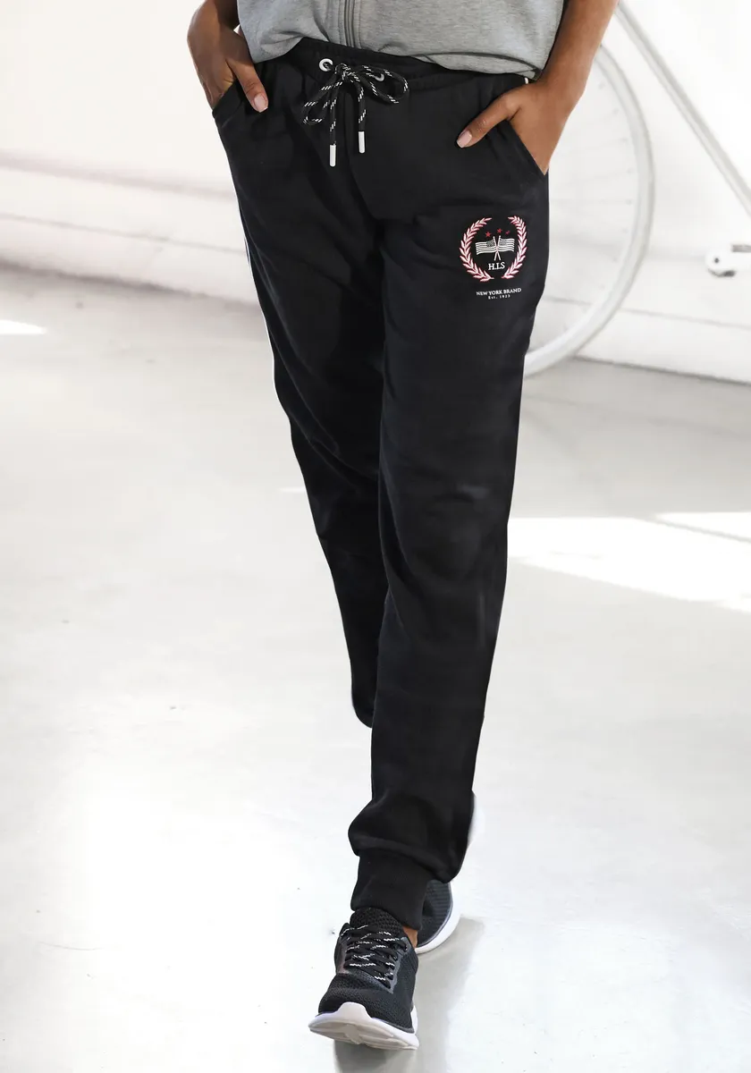 Спортивные брюки H.I.S "lounge Pants" с вышивкой и принтом логотипа, костюм для отдыха, черный
Спортивные брюки H.I.S "lounge Pants" с вышивкой и принтом логотипа, костюм для отдыха, черный