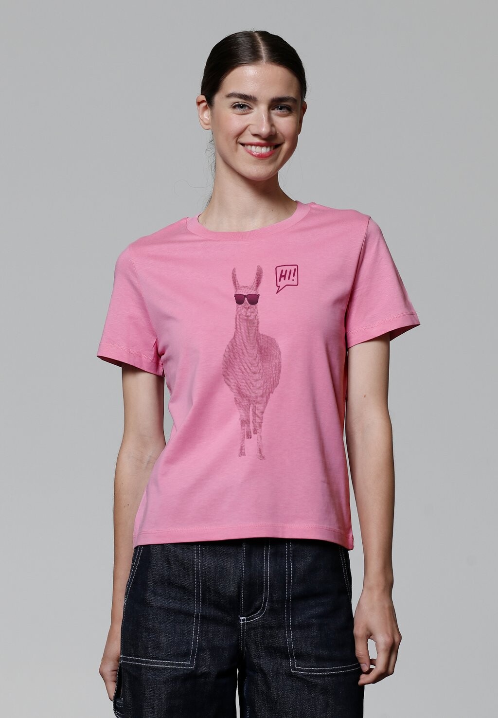 Футболка с принтом LAMA SAGT HI watapparel, розовый
Футболка с принтом LAMA SAGT HI watapparel, розовый