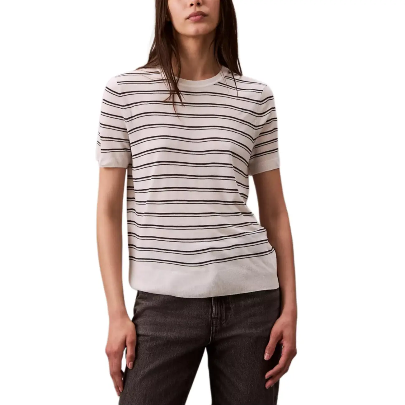 Calvin Klein Свитер Women's White/Stripes
Calvin Klein Свитер Women's White/Stripes