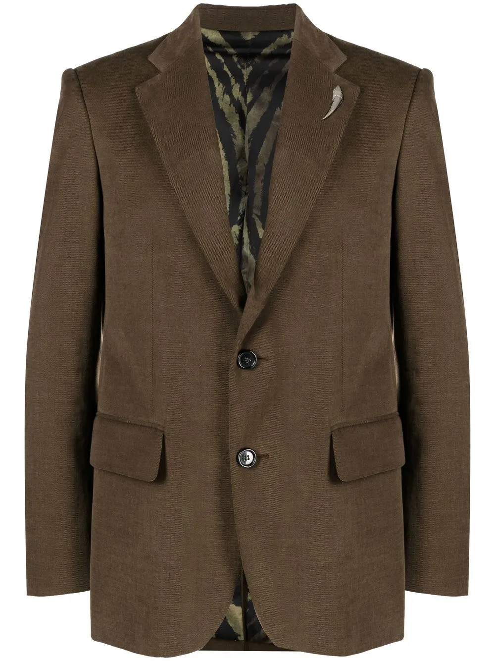 Шерстяной однобортный пиджак Roberto Cavalli, зеленый
Шерстяной однобортный пиджак Roberto Cavalli, зеленый