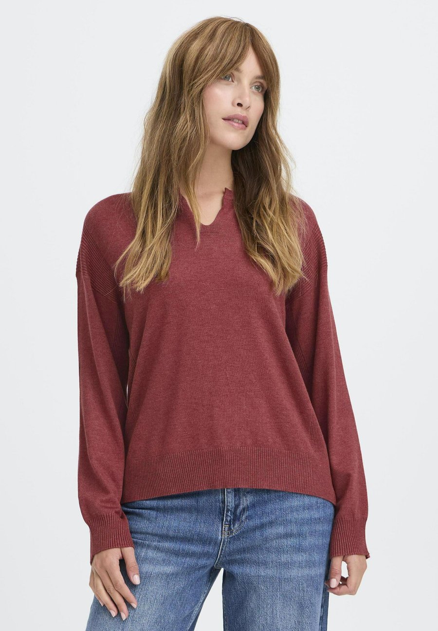 Джемпер PULZ VNECK , Spiced Apple Melange/Dark Red
Джемпер PULZ VNECK , Spiced Apple Melange/Dark Red