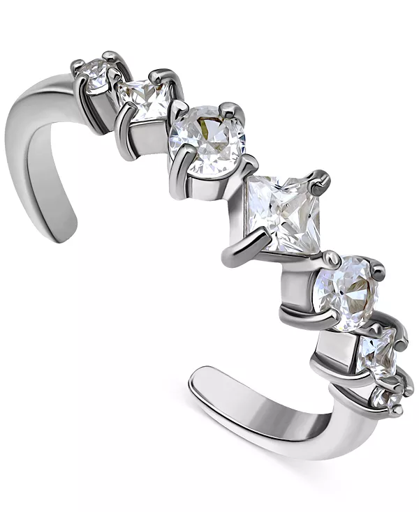 Кольцо для пальца ноги с регулируемым кольцом из кубического циркония смешанной огранки, покрытое 18-каратным золотом (также из стерлингового серебра), эксклюзивно в Macy's Giani Bernini, silver
Кольцо для пальца ноги с регулируемым кольцом из кубического циркония смешанной огранки, покрытое 18-каратным золотом (также из стерлингового серебра), эксклюзивно в Macy's Giani Bernini, silver