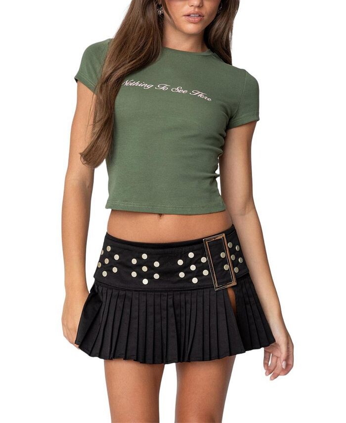 Футболка Edikted Nothing To See, зеленый
Футболка Edikted Nothing To See, зеленый