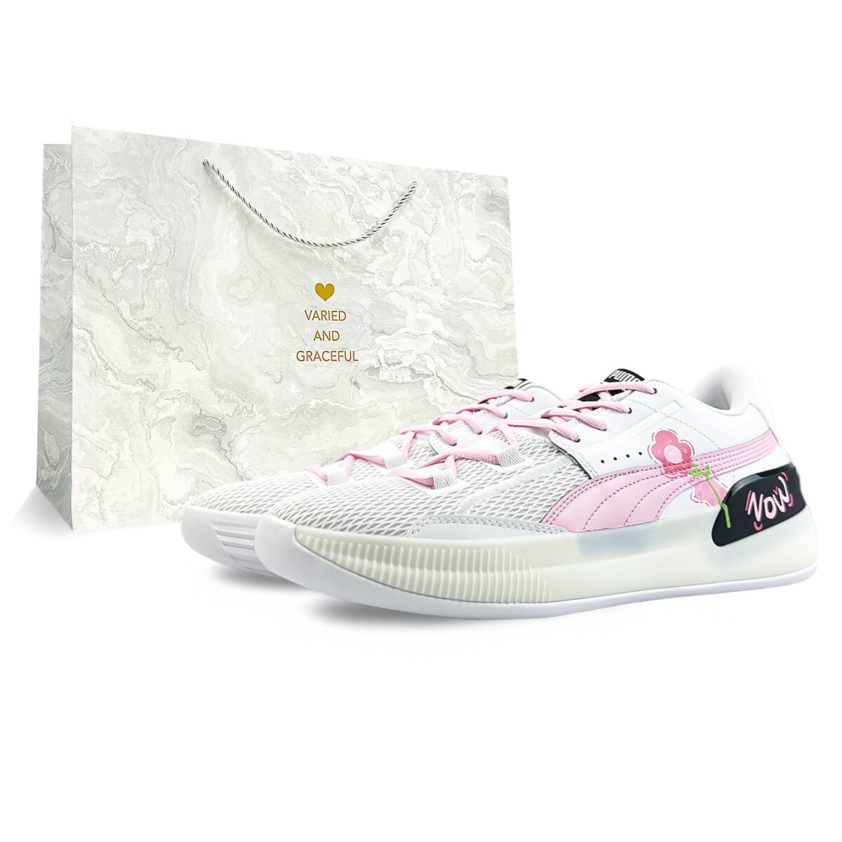 Баскетбольные кроссовки Clyde Hardwood мужские низкие розовые Puma
Баскетбольные кроссовки Clyde Hardwood мужские низкие розовые Puma