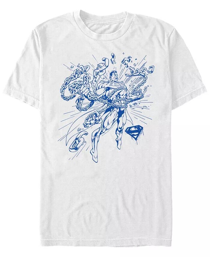 Футболка с коротким рукавом DC Men's Superman Breaking Chains Fifth Sun
Футболка с коротким рукавом DC Men's Superman Breaking Chains Fifth Sun