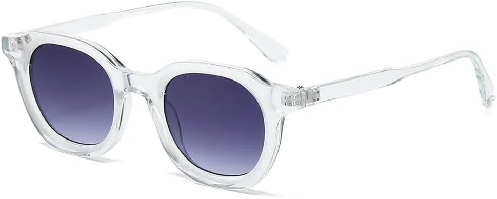 Модные маленькие круглые солнцезащитные очки для женщин в стиле ретро с зеленым градиентом, защита от УФ-излучения UV400, трендовые солнцезащитные очки для мужчин KTUCN, Transparent Gray
Модные маленькие круглые солнцезащитные очки для женщин в стиле ретро с зеленым градиентом, защита от УФ-излучения UV400, трендовые солнцезащитные очки для мужчин KTUCN, Transparent Gray