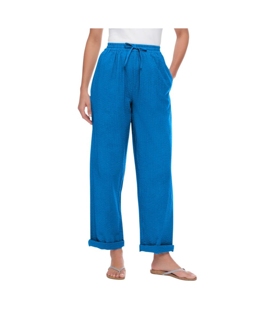 Женские брюки Within Tall из жатой ткани с эластичным поясом Woman Within, Bright cobalt
Женские брюки Within Tall из жатой ткани с эластичным поясом Woman Within, Bright cobalt