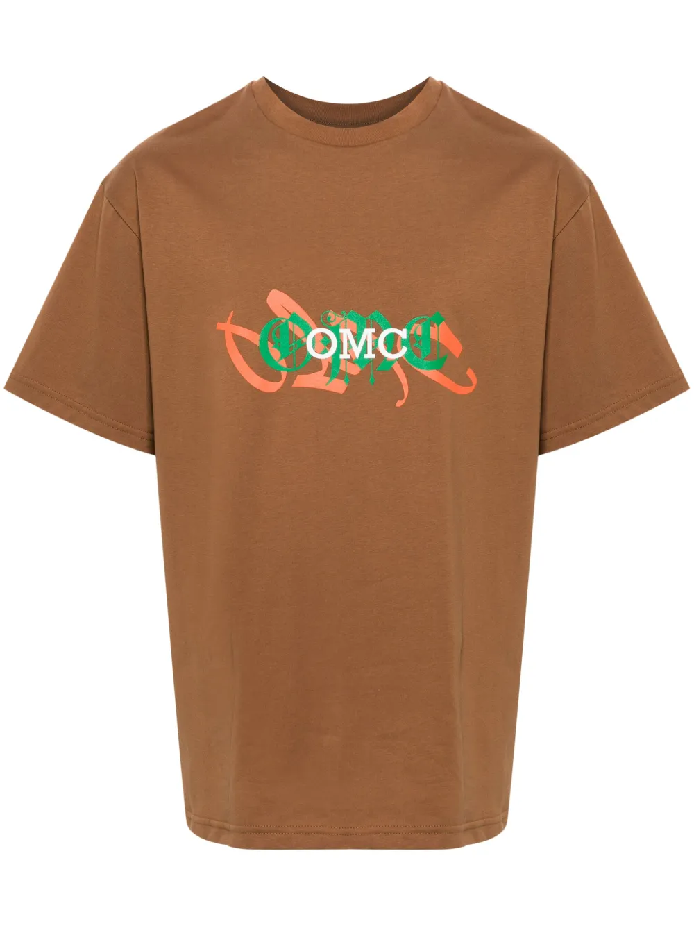 Футболка с логотипом Omc, коричневый
Футболка с логотипом Omc, коричневый