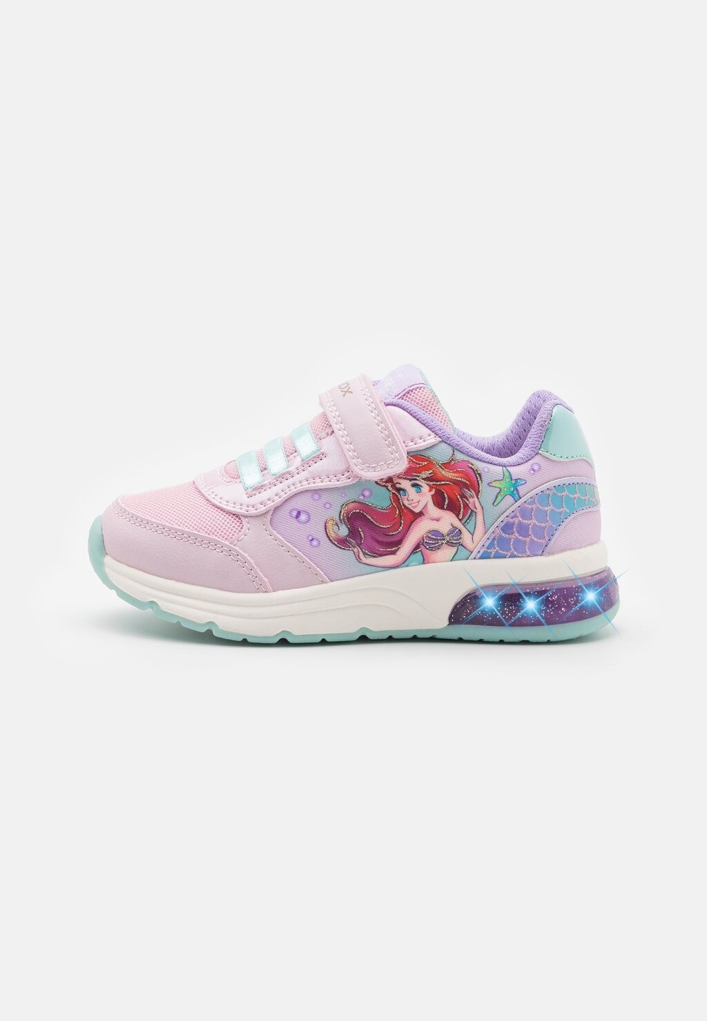 Кроссовки низкие LITTLE MERMAID ARIEL SPACECLUB GIRL LIGHTS Geox, цвет pink/watersea
Кроссовки низкие LITTLE MERMAID ARIEL SPACECLUB GIRL LIGHTS Geox, цвет pink/watersea