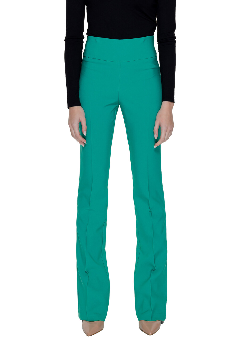 Брюки женские Sandro Ferrone прямого кроя с высокой талией, зеленый
Брюки женские Sandro Ferrone прямого кроя с высокой талией, зеленый