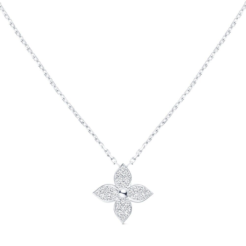 Подвеска «Идиллия» из белого золота с бриллиантами Louis Vuitton, серебряный
Подвеска «Идиллия» из белого золота с бриллиантами Louis Vuitton, серебряный