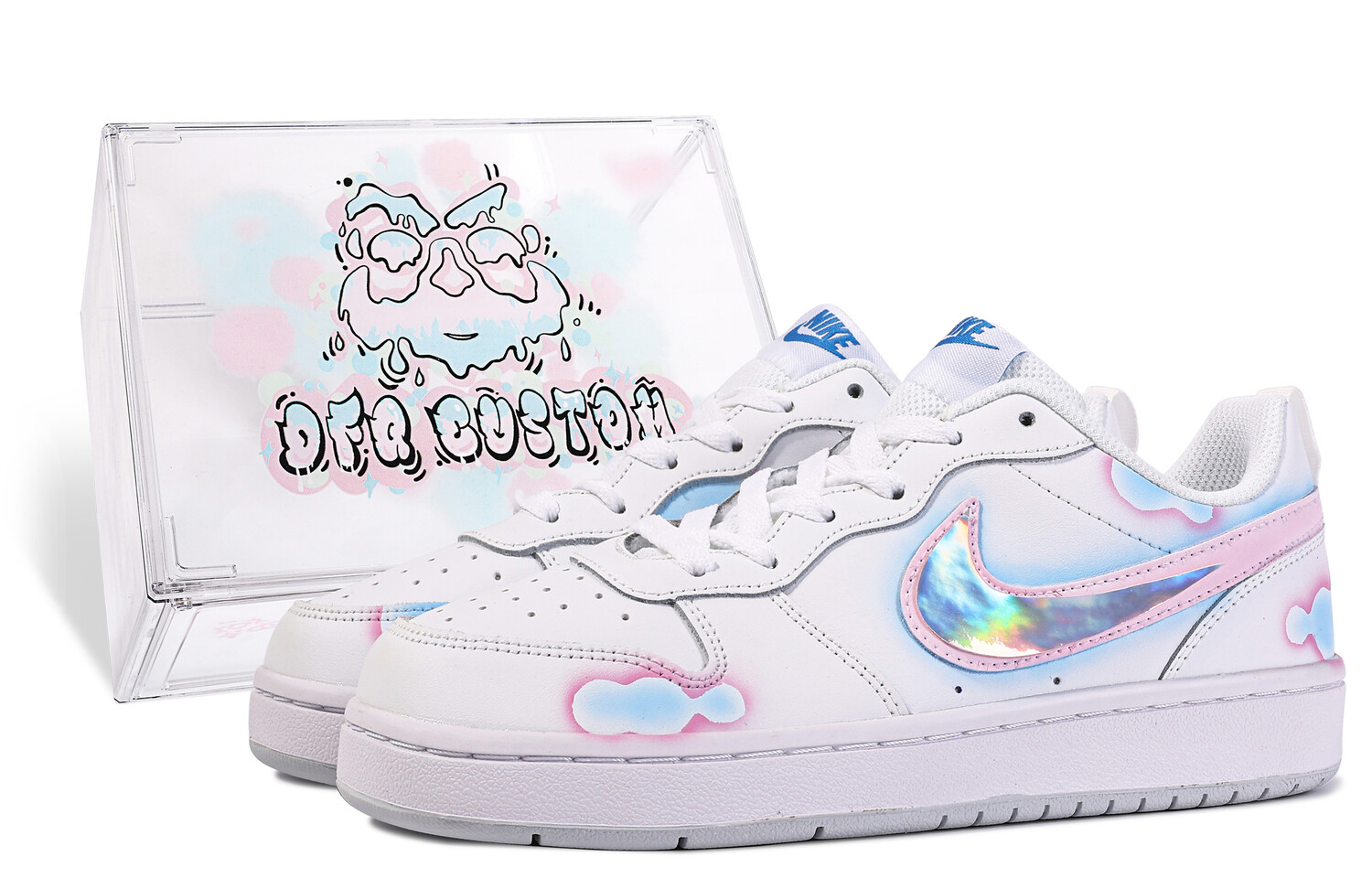 Кроссовки Nike Court Borough Series Skateboard Shoes Women's Low-Top White Blue
Кроссовки Nike Court Borough Series Skateboard Shoes Women's Low-Top White Blue