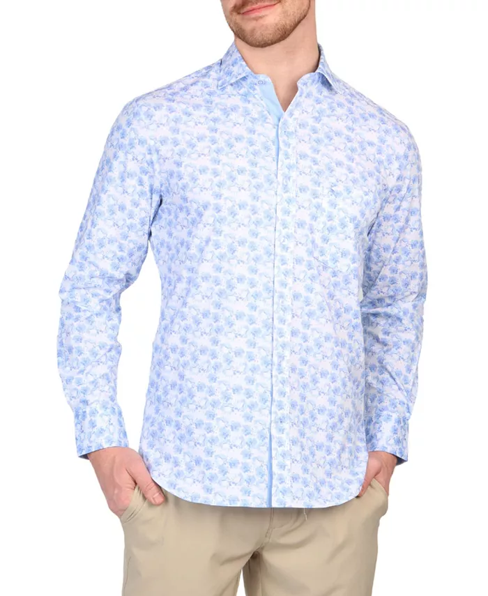 Мужская рубашка с длинным рукавом и абстрактным принтом "Дикие цветы" Tailorbyrd, белый
Мужская рубашка с длинным рукавом и абстрактным принтом "Дикие цветы" Tailorbyrd, белый