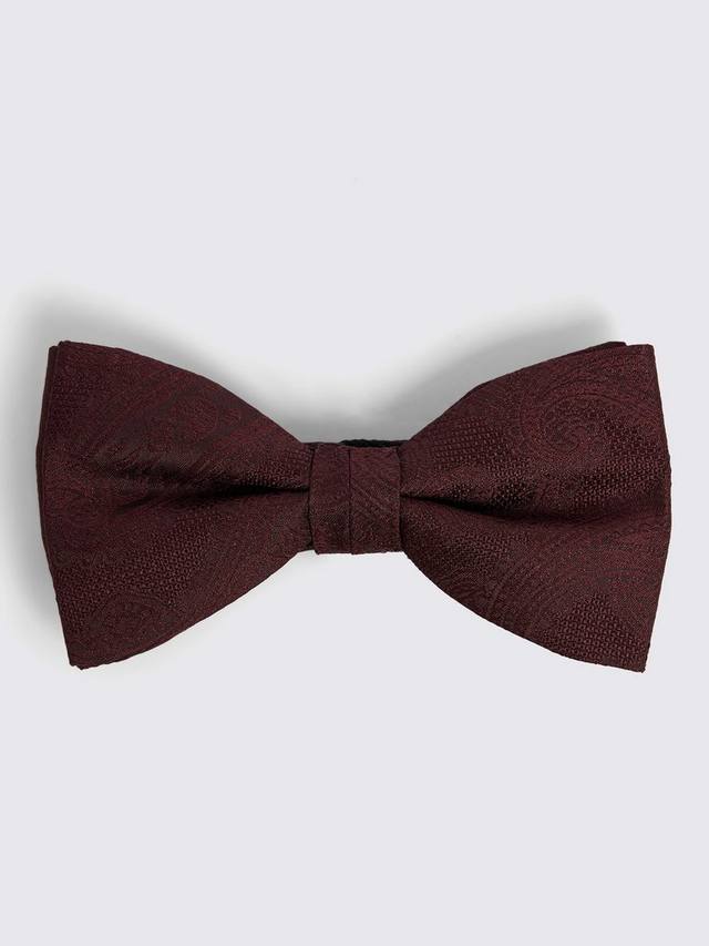 Шелковый галстук-бабочка с рисунком пейсли Moss, красный
Шелковый галстук-бабочка с рисунком пейсли Moss, красный