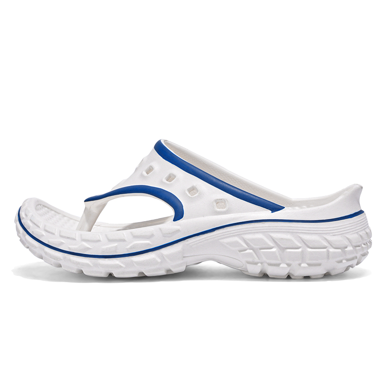 Мужские шлепанцы NANJIREN, White Blue 
Мужские шлепанцы NANJIREN, White Blue