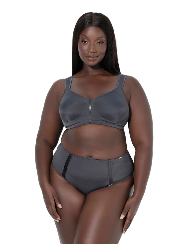 Ulla Popken Бюстгальтер темно-серого цвета
Ulla Popken Бюстгальтер темно-серого цвета