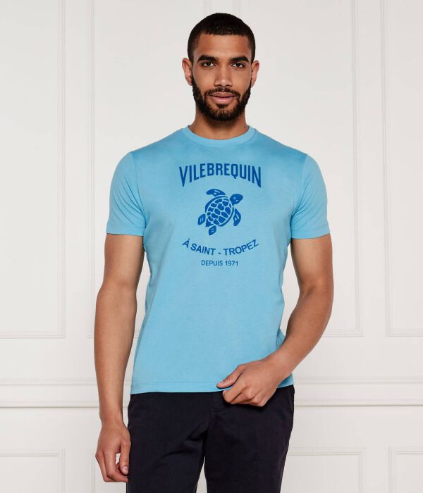 Футболка портисоль Regular fit Vilebrequin, синий 
Футболка портисоль Regular fit Vilebrequin, синий