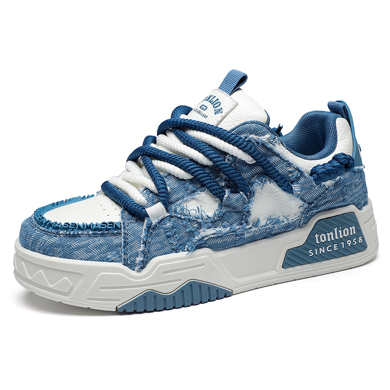 Нескользящие и дышащие низкие мужские кроссовки для скейтбординга Tonlion, White Blue 6007
Нескользящие и дышащие низкие мужские кроссовки для скейтбординга Tonlion, White Blue 6007