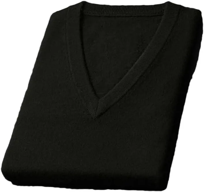 Мужской классический свитер с V-образным вырезом
Мужской классический свитер с V-образным вырезом