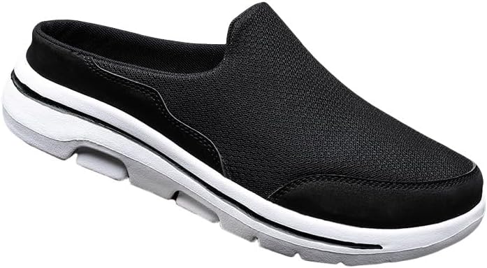 Мужские модные спортивные мюли без шнурков - дышащая сетчатая верхняя часть, мягкая тканевая подкладка, устойчивая к скольжению PU подошва, удобная носка, Стильные слипоны, Тапочки с сетчатым верхом, удобные и легко надеваемые Hoalox, черный
Мужские модные спортивные мюли без шнурков - дышащая сетчатая верхняя часть, мягкая тканевая подкладка, устойчивая к скольжению PU подошва, удобная носка, Стильные слипоны, Тапочки с сетчатым верхом, удобные и легко надеваемые Hoalox, черный