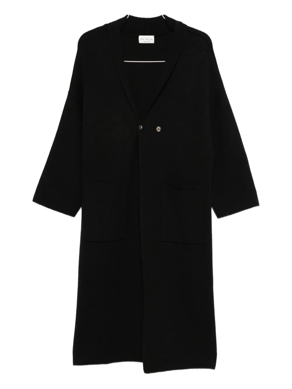 Кардиган-пальто с карманами спереди и на пуговицах Ma'Ry'Ya, черный
Кардиган-пальто с карманами спереди и на пуговицах Ma'Ry'Ya, черный