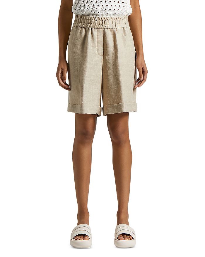 Шорты свободного кроя Peserico, коричневый/бежевый
Шорты свободного кроя Peserico, коричневый/бежевый