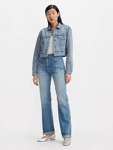 Японские прямые женские джинсы с селвидж-планкой Levi's, цвет Ranchero - Medium Wash
Японские прямые женские джинсы с селвидж-планкой Levi's, цвет Ranchero - Medium Wash
