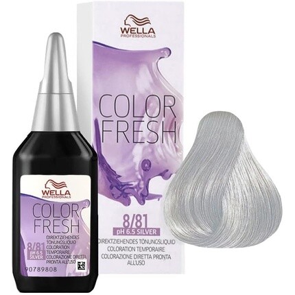 Цвет Fresh Liquid 8/81 Светло-русый жемчужный пепел 75 мл, Wella
Цвет Fresh Liquid 8/81 Светло-русый жемчужный пепел 75 мл, Wella