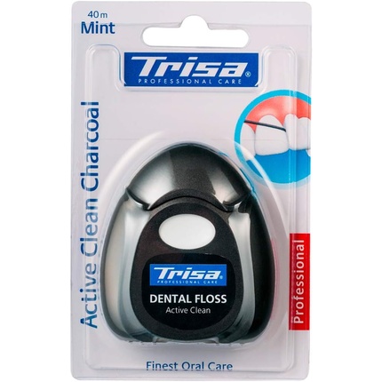 Зубная нить Active Clean Charcoal Waxed с ароматом мяты 40м
Зубная нить Active Clean Charcoal Waxed с ароматом мяты 40м