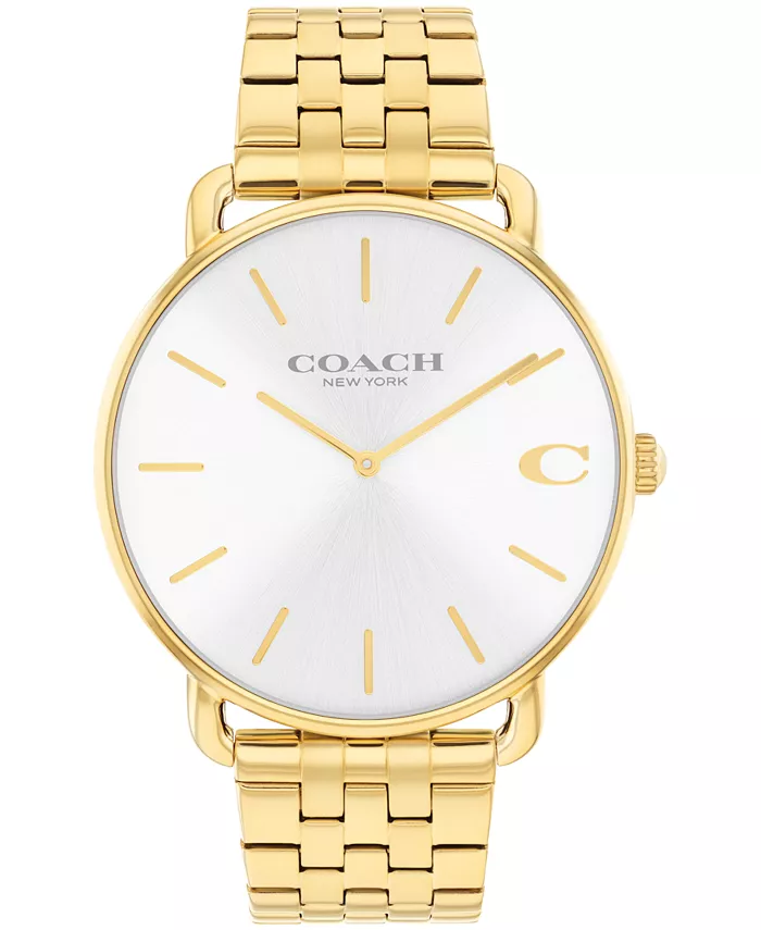 Мужские часы Elliot с золотистым браслетом из нержавеющей стали, 43 мм Coach
Мужские часы Elliot с золотистым браслетом из нержавеющей стали, 43 мм Coach
