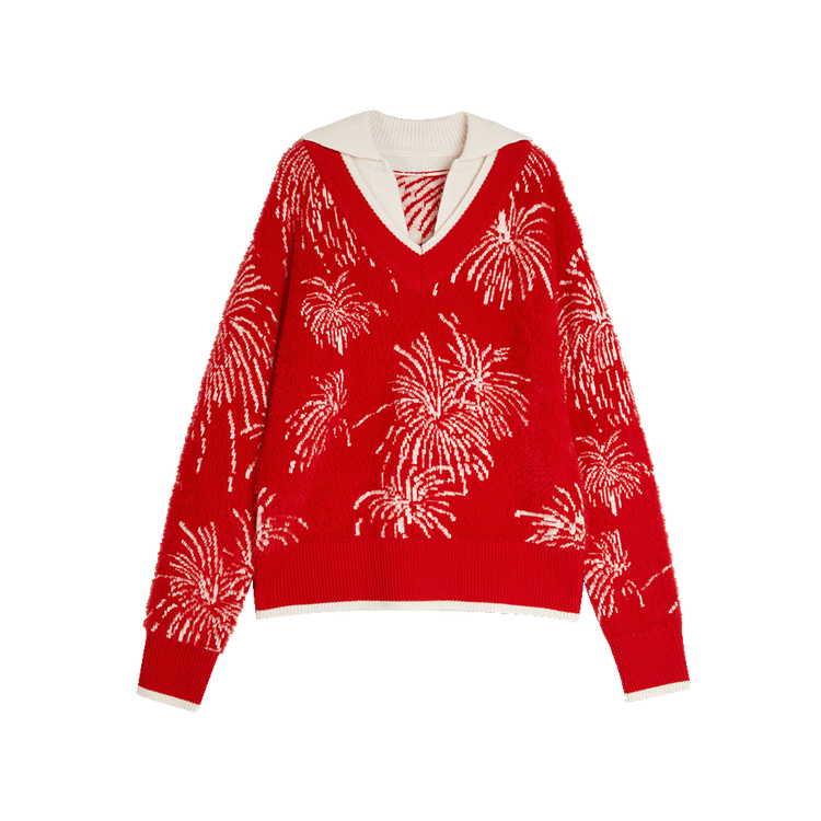 ELLE Свитер XU ZHI для женщин с красным лацканом, Moderate Others
ELLE Свитер XU ZHI для женщин с красным лацканом, Moderate Others