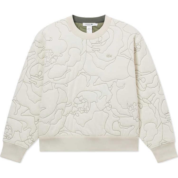 Свитшот с вышитым логотипом LACOSTE, белый/хаки
Свитшот с вышитым логотипом LACOSTE, белый/хаки