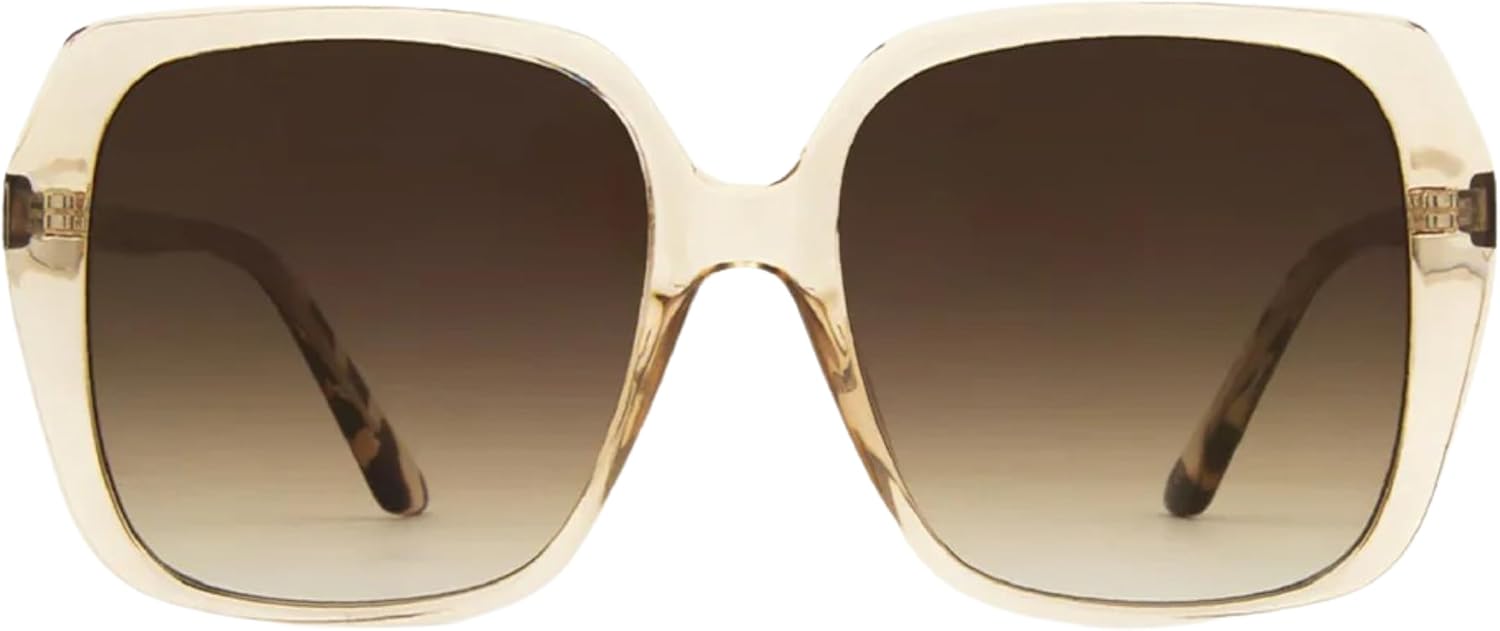 Солнцезащитные очки CARVE Ebony - Ретро-оправа большого размера, смелый квадратный дизайн - 100% защита от УФ-излучения и стильный внешний вид, Gloss Translucent Tea / Brown Fade
Солнцезащитные очки CARVE Ebony - Ретро-оправа большого размера, смелый квадратный дизайн - 100% защита от УФ-излучения и стильный внешний вид, Gloss Translucent Tea / Brown Fade