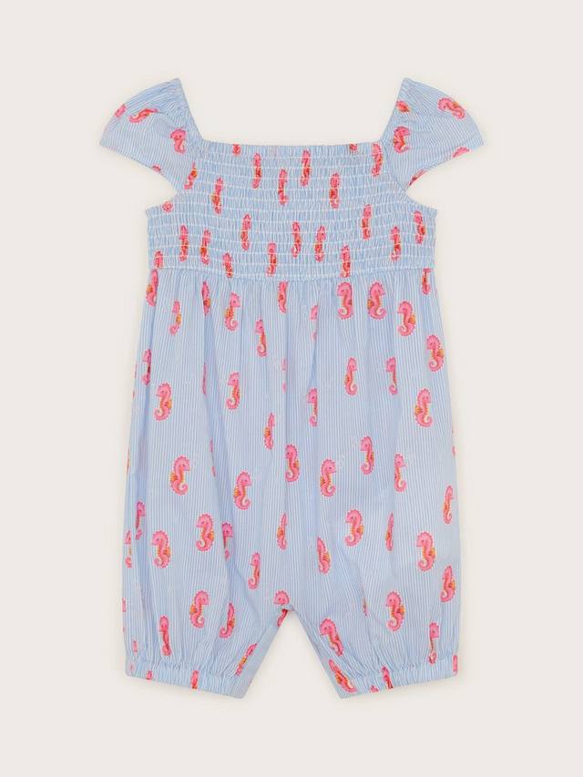 Детское хлопчатобумажное боди с морским коньком Monsoon, синий/разноцветный
Детское хлопчатобумажное боди с морским коньком Monsoon, синий/разноцветный