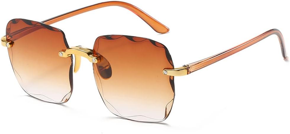 Солнцезащитные очки Gerrit Square без оправы для женщин, солнцезащитные очки с тонированными линзами, без оправы, винтажные, прозрачные, с градиентным затемнением, защита от УФ-излучения UV400, Style
Солнцезащитные очки Gerrit Square без оправы для женщин, солнцезащитные очки с тонированными линзами, без оправы, винтажные, прозрачные, с градиентным затемнением, защита от УФ-излучения UV400, Style