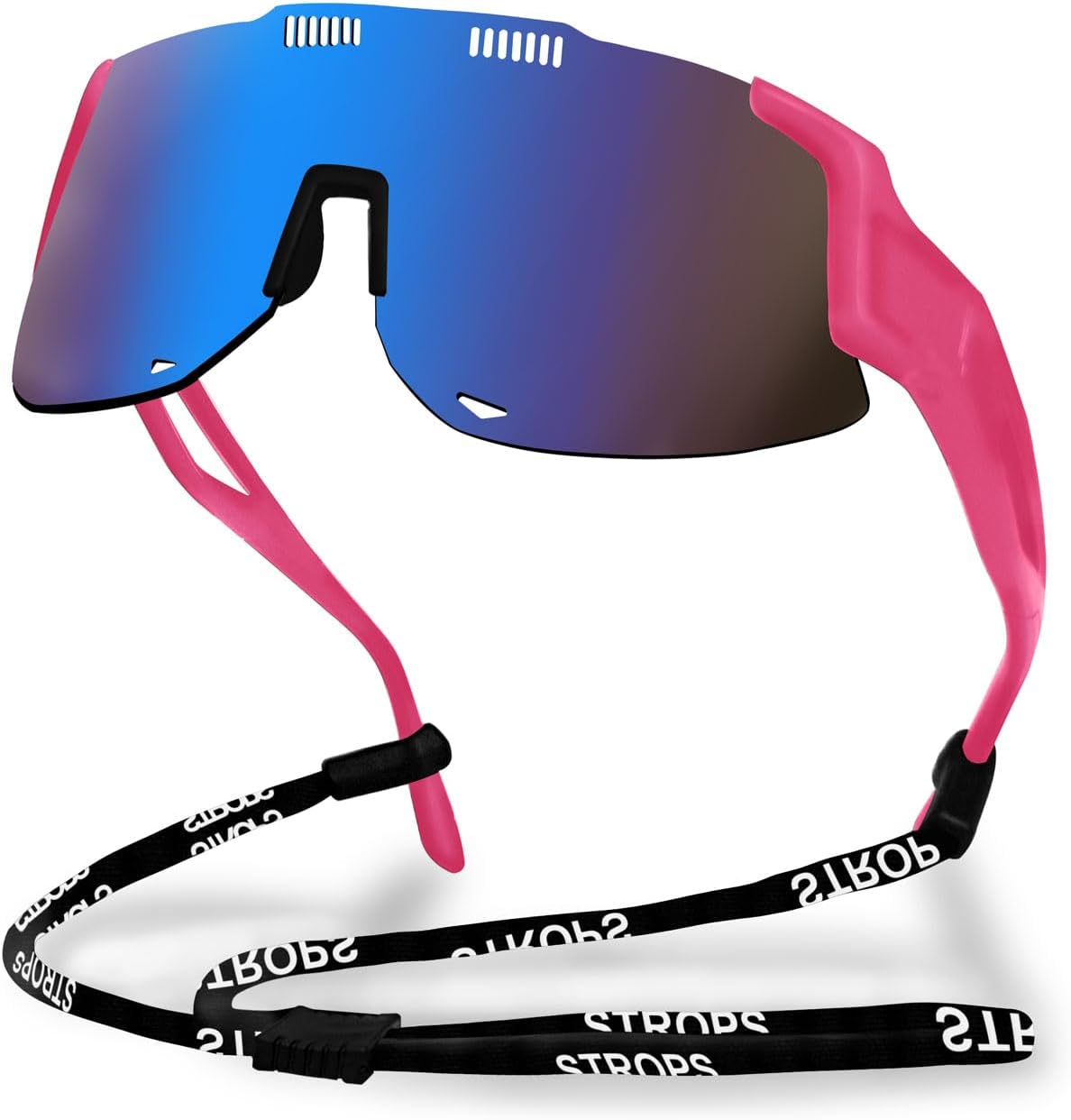 Спортивные солнцезащитные очки для бега для женщин и мужчин, профессиональные очки для велоспорта для мужчин, солнцезащитные очки с обтекаемой формой и защитой от УФ-излучения UV400 TURVSTPC, Pink Frames and Blue Gradient Lenses
Спортивные солнцезащитные очки для бега для женщин и мужчин, профессиональные очки для велоспорта для мужчин, солнцезащитные очки с обтекаемой формой и защитой от УФ-излучения UV400 TURVSTPC, Pink Frames and Blue Gradient Lenses